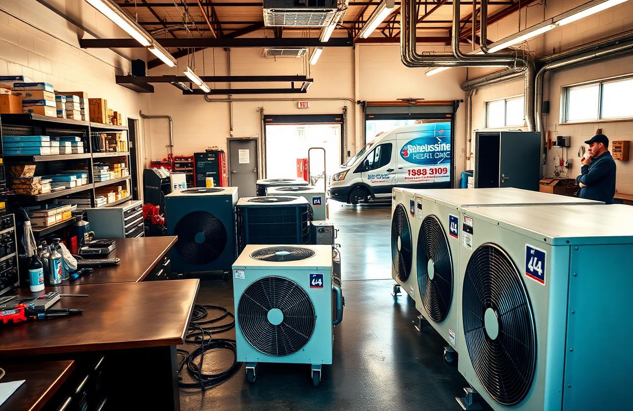 Vicente Industries service shop and equipment